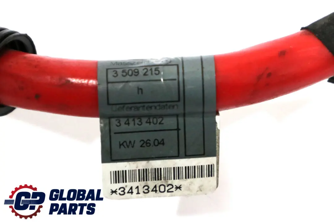 M54 Battery Lead Positive Cable Plus Pole to BMW X3 E83 2.5i 3.0i with Part number 3413402 BMW X3 E83 2.5i 3.0i M54 Battery Lead Positive Cable Plus Pole - SKU 3413402 - Part number 3413402