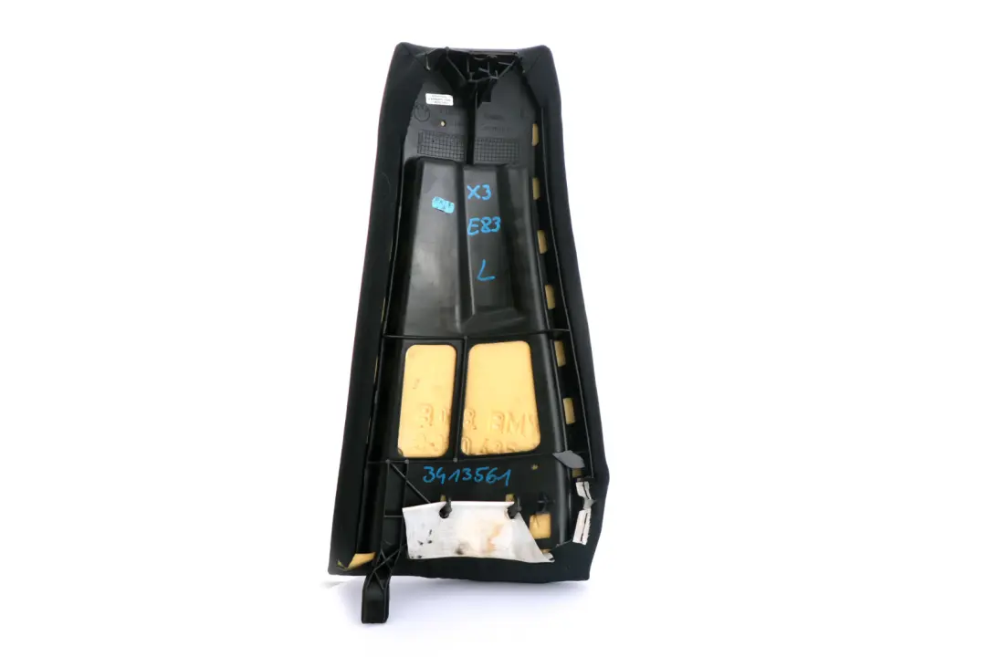 BMW E83 Asiento Trasero Izquierdo Panel Lateral Negro Antracita 3330437 - SKU 3413561 - Número de pieza 3413561