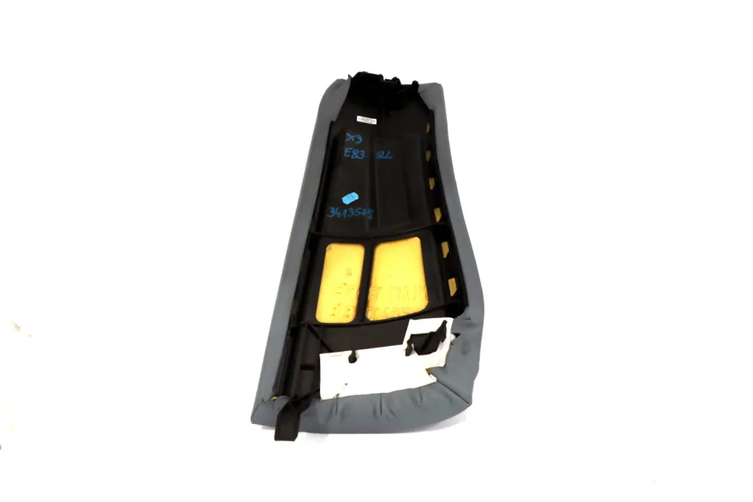 Reihe E83 Rücksitz links Seitenverkleidung Blau Grau Leder für BMW X3 mit Teilenummer 3330437 BMW X3 Reihe E83 Rücksitz links Seitenverkleidung Blau Grau Leder - SKU 3413575 - Teilenummer 3330437