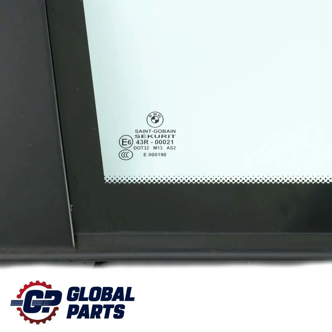 Embellecedor Cristal Lateral Fijo Verde Trasero Izquierdo AS2 para BMW 2 E83 LCI con número de pieza 3413907 BMW 2 E83 LCI Embellecedor Cristal Lateral Fijo Verde Trasero Izquierdo AS2 - SKU 3413907-2 - Número de pieza 3413907