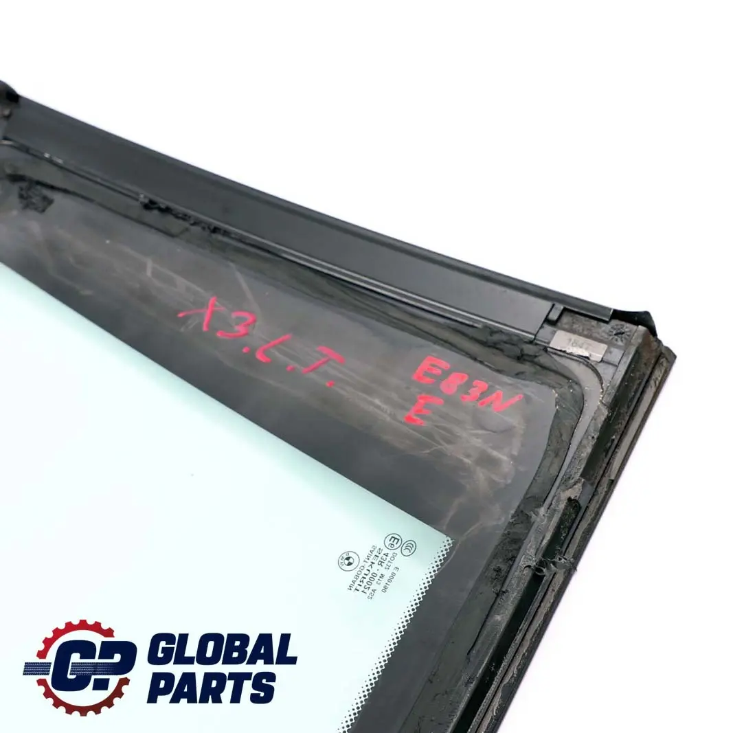 BMW X3 Series 2 E83 LCI Trim Side Glass Window Fixed Green Rear Left N/S AS2 - SKU 3413907-2 - Part number 3413907