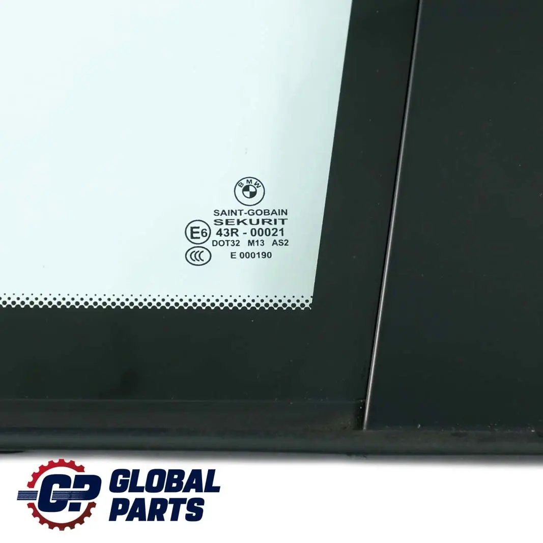 Embellecedor Trasero Cristal Fijo Verde Derecha AS2 para BMW X3 E83 LCI con número de pieza 3413908 BMW X3 E83 LCI Embellecedor Trasero Cristal Fijo Verde Derecha AS2 - SKU 3413908-2 - Número de pieza 3413908