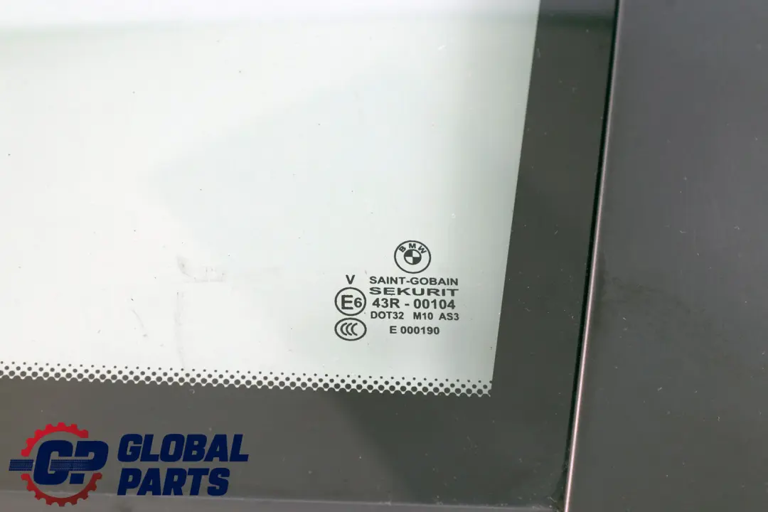 BMW E83 LCI Puerta Fija Ventana Vidrio Trasero Derecho Negro AS3 - SKU 3413912 - Número de pieza 3413912
