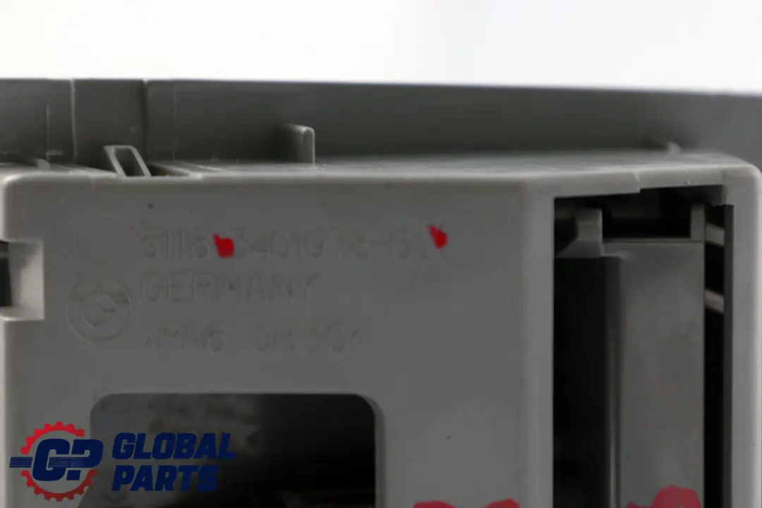 BMW Genuine X3 Series E83 Cigarette Plug Socket Lighter Cover Grey 3401978 - SKU 3414088 - Part number 3404791