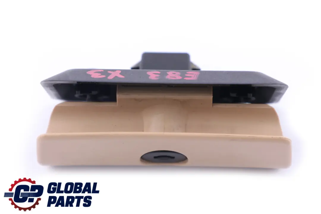 Glove Box Glovebox Lock Handle Hook Catch Sandbeige to BMW X3 Series E83 with Part number 3414194 BMW X3 Series E83 Glove Box Glovebox Lock Handle Hook Catch Sandbeige - SKU 3414194 - Part number 3414194