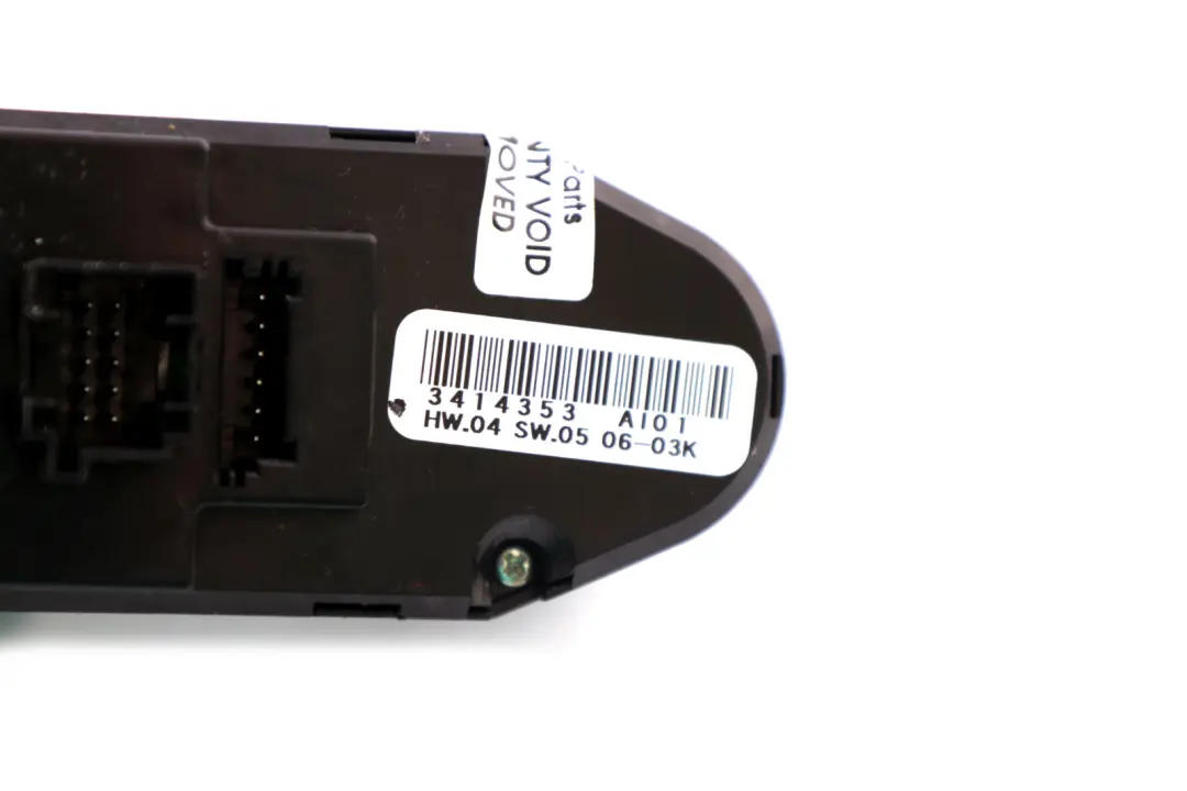 BMW X3 Series E83 Driver's Side O/S Window Lifter Switch Black - SKU 3414353 - Part number 3414353