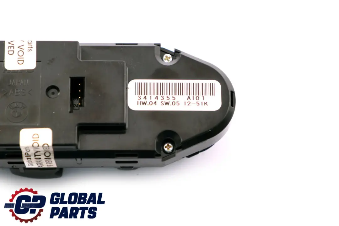 Fold Driver's Side Window Lifter Switch Black to BMW X3 E83 Power with Part number 3414355 BMW X3 E83 Power Fold Driver's Side Window Lifter Switch Black - SKU 3414355 - Part number 3414355