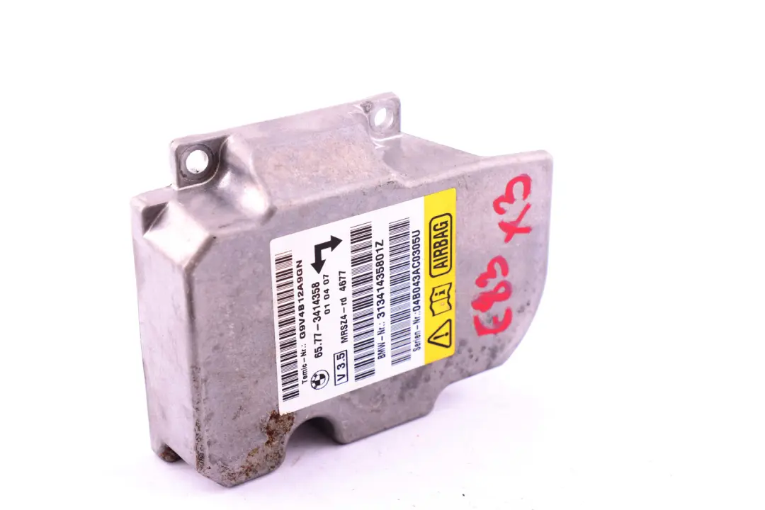 Airbag Sensor Control Module 6577 to BMW X3 Series E83 with Part number 3414358 BMW X3 Series E83 Airbag Sensor Control Module 6577 - SKU 3414358 - Part number 3414358