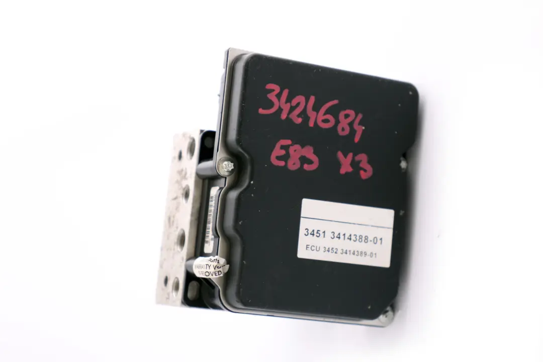 BMW X3 E83 ABS Rp Ensemble Hydro Pompe Dsc Dxc 3414389 - SKU 3414388 - Numéro de pièce 3424684