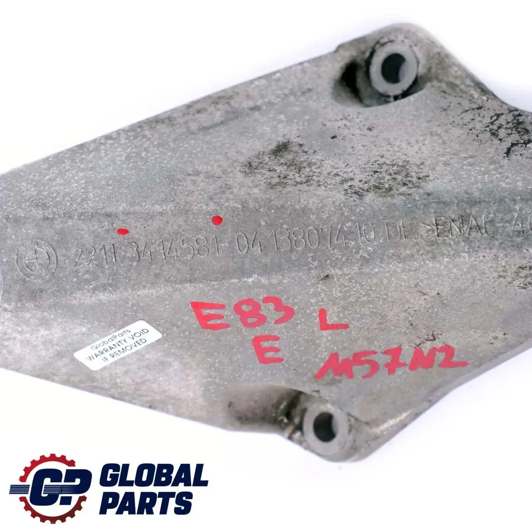 BMW X3 E83 3.0d M57N2 Support de Moteur Montage Du Moteur A Gauche - SKU 3414581 - Numéro de pièce 3414581
