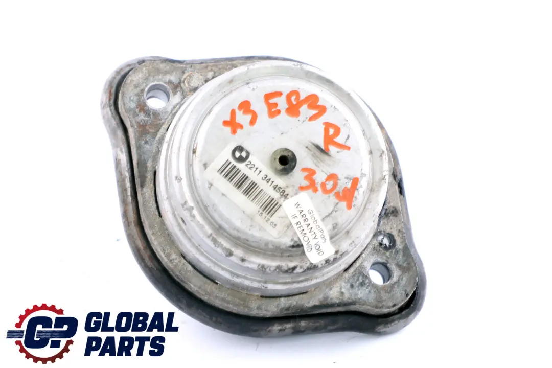 BMW E83 E83N LCI 3.0d M57N2 Diesel Supporto Motore Gomma Destra - SKU 3414584 - Numero di parte 3414584