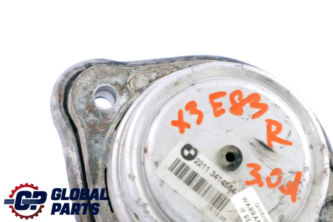 E83N LCI 3.0d M57N2 Diesel Soporte de motor Goma Derecha para BMW E83 con número de pieza 3414584 BMW E83 E83N LCI 3.0d M57N2 Diesel Soporte de motor Goma Derecha - SKU 3414584 - Número de pieza 3414584