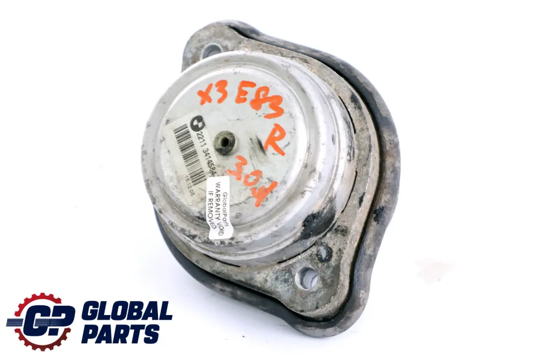BMW E83 E83N LCI 3.0d M57N2 Diesel Supporto Motore Gomma Destra - SKU 3414584 - Numero di parte 3414584