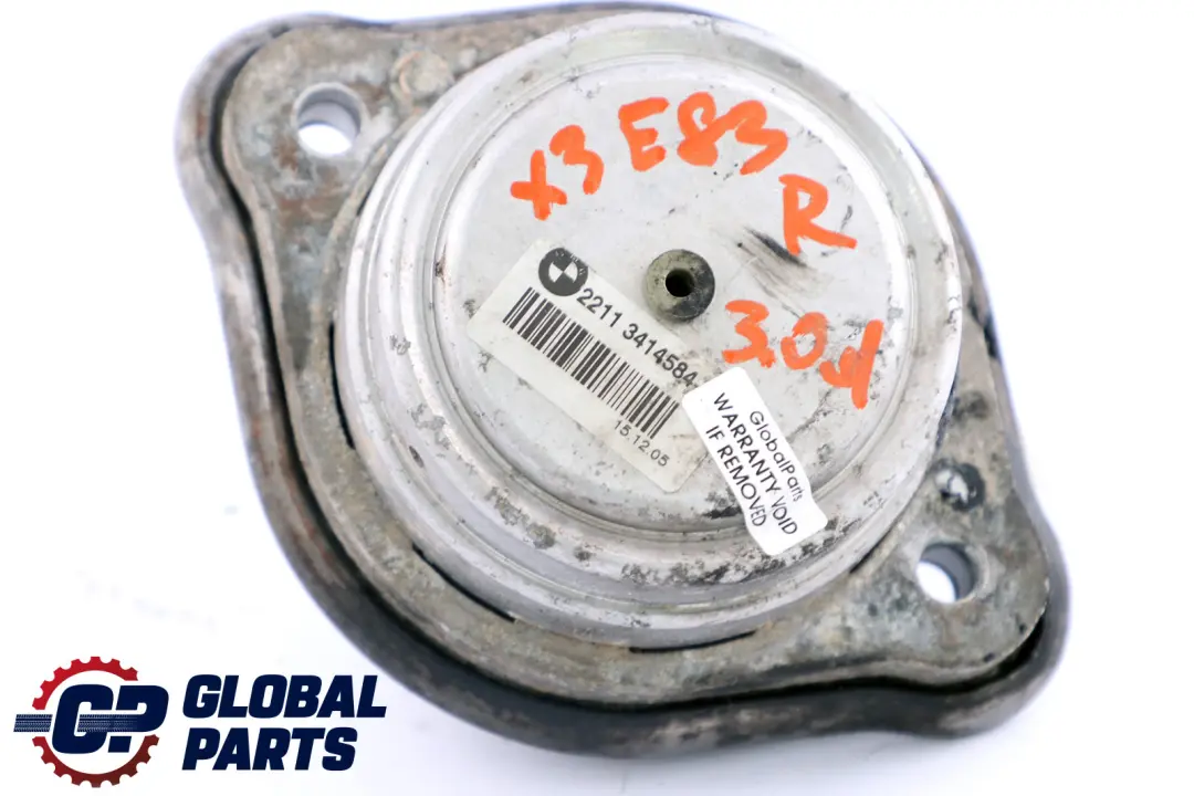 BMW E83 E83N LCI 3.0d M57N2 Diesel Supporto Motore Gomma Destra - SKU 3414584 - Numero di parte 3414584