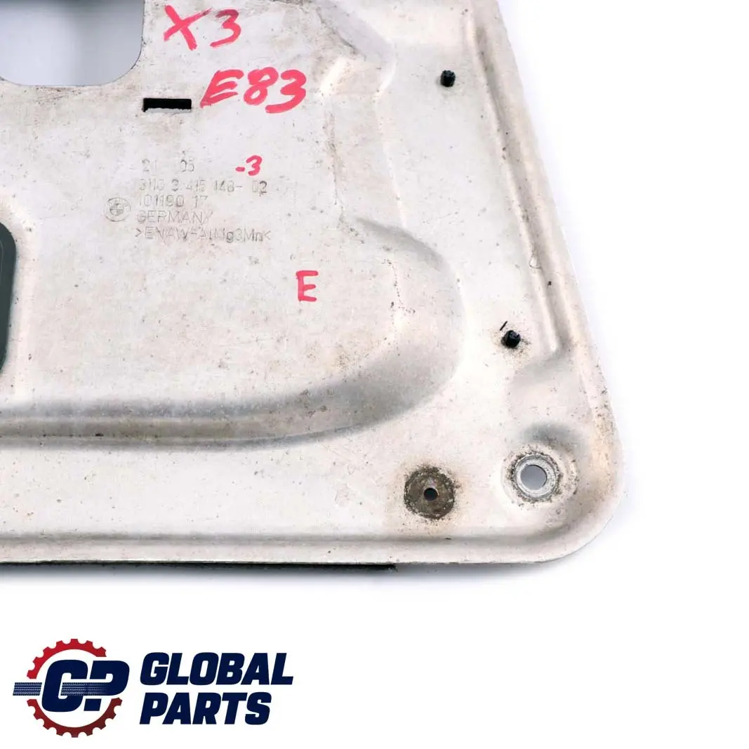 Abdeckung Versteifungsplatte 3110 für BMW X3 er E83 3 mit Teilenummer 3415148 BMW X3 er E83 3 Abdeckung Versteifungsplatte 3110 - SKU 3415148-3 - Teilenummer 3415148