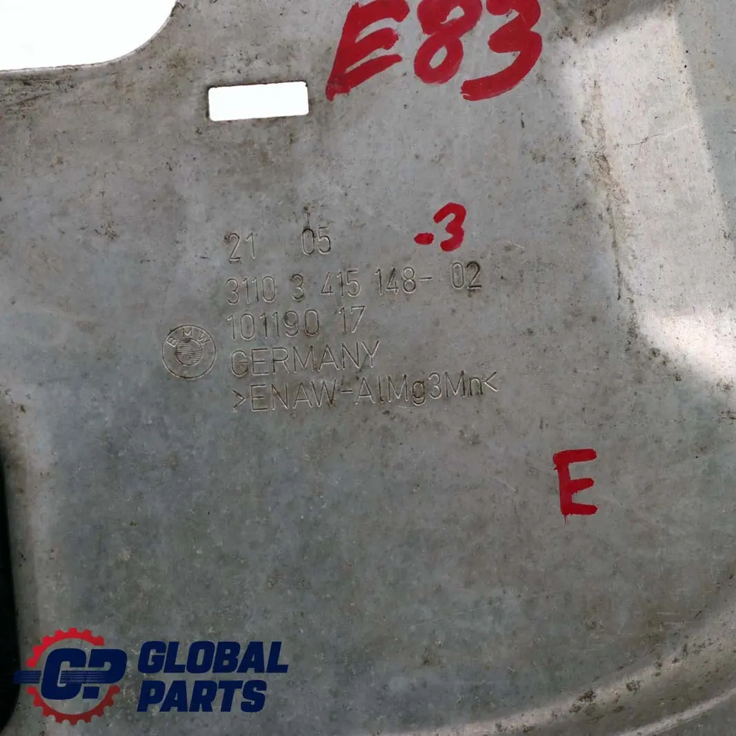 Copertura Piastra Rinforzo 3110 per BMW X3 E83 3 con numero di parte 3415148 BMW X3 E83 3 Copertura Piastra Rinforzo 3110 - SKU 3415148-3 - Numero di parte 3415148