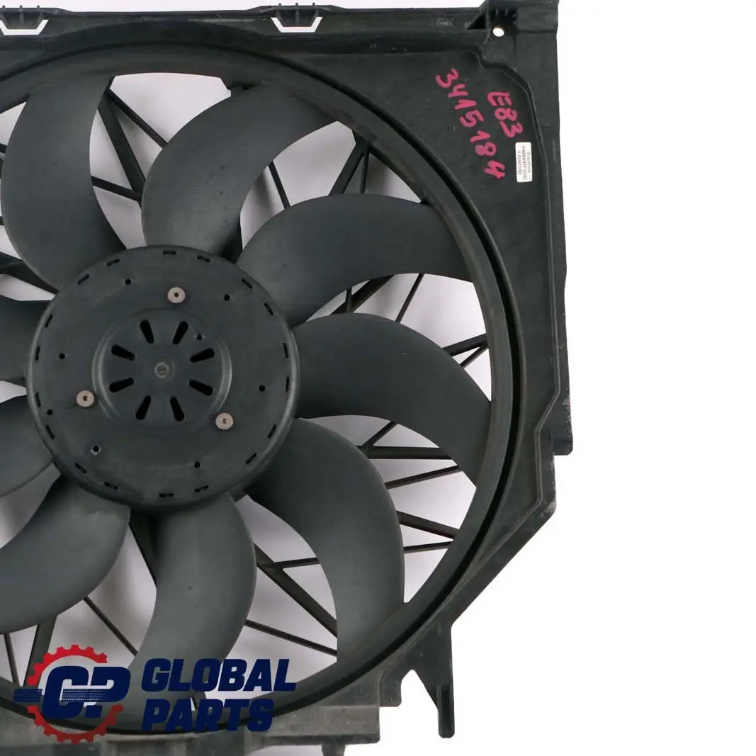 M57N2 Radiateur Refroidissement Moteur Boîtier Ventilateur pour BMW X3 E83 à propos du numéro de pièce 3415182 BMW X3 E83 M57N2 Radiateur Refroidissement Moteur Boîtier Ventilateur - SKU 3415182-2 - Numéro de pièce 3415182