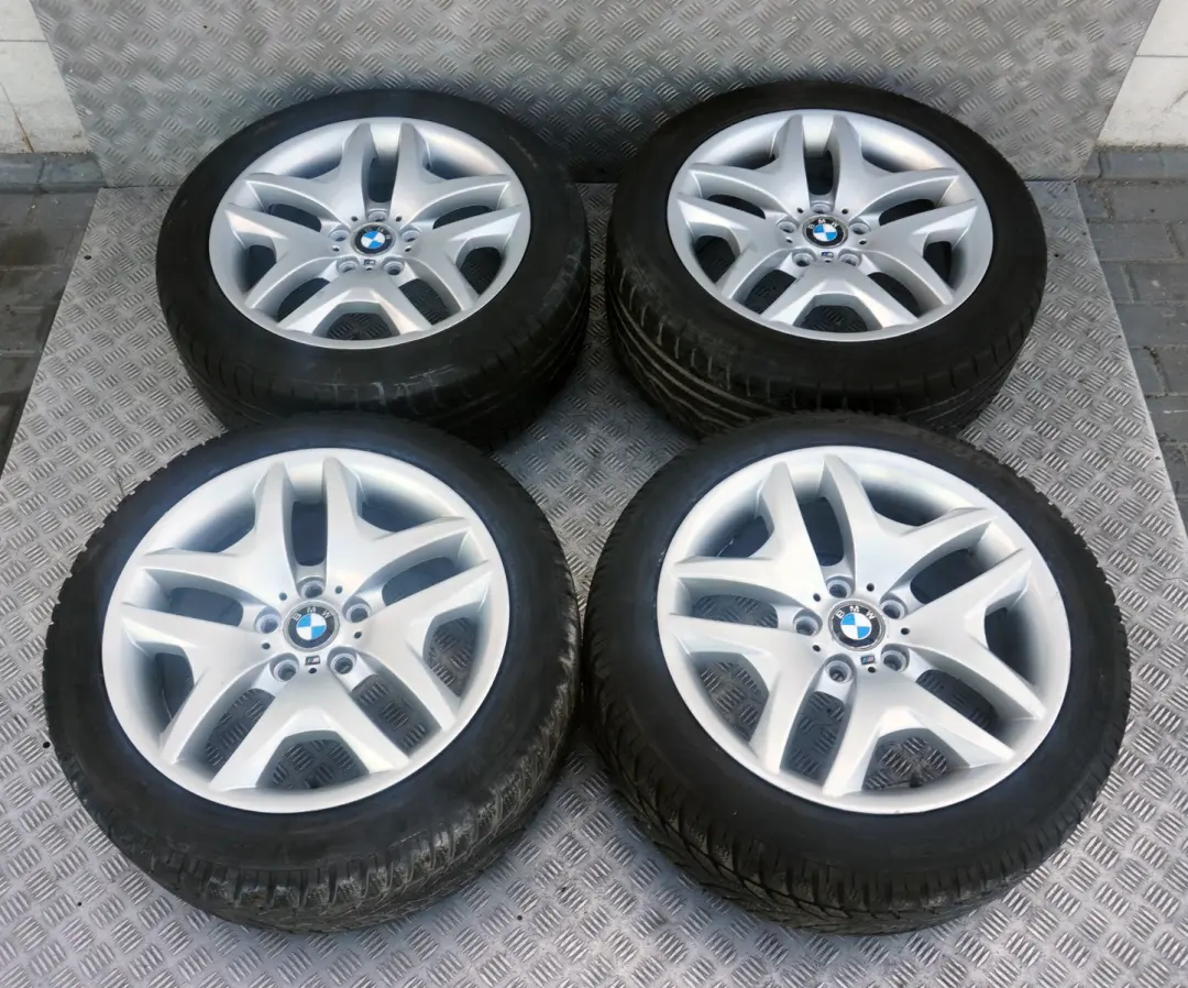 BMW X3 Series E83 Complete Set 4x Wheel with Tyres 18" M double spoke 192 - SKU 3415614 - Part number 3415614