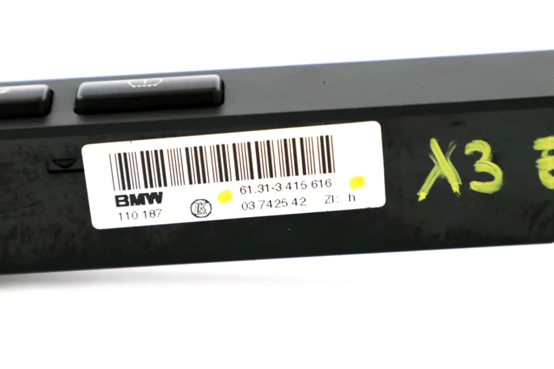 BMW X3 E83 Consola Central Interruptor DSC Panel - SKU 3415616 - Número de pieza 3415616
