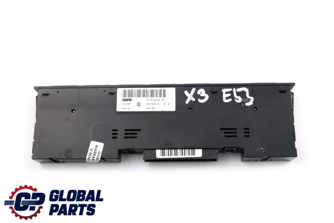 Centre Console DSC PDC Switch Unit Panel to BMW X3 Series E83 with Part number 9131526 BMW X3 Series E83 Centre Console DSC PDC Switch Unit Panel - SKU 3415717 - Part number 9131526