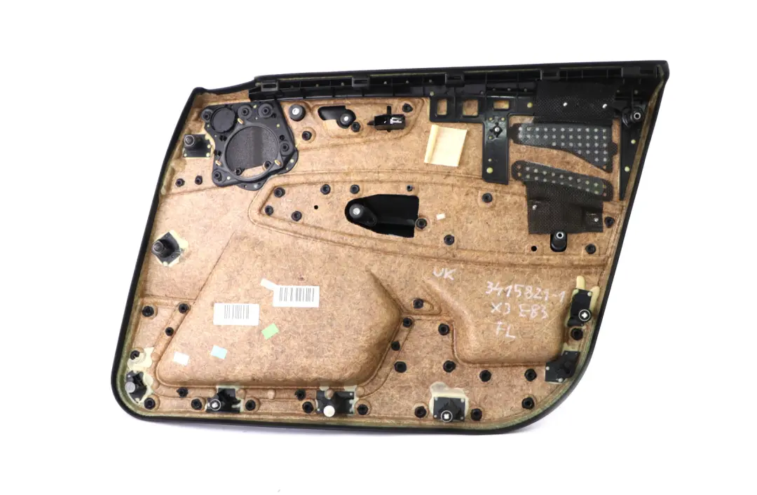 BMW X3 Reihe E83 1 Türverkleidung Leder vorn links Schwarz Anthrazit 3418837 - SKU 3415821-1 - Teilenummer 3415821