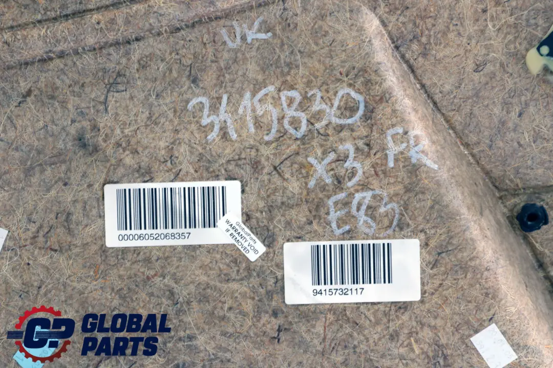 Front Right O/S Door Card Lining Leather Black Ambiente to BMW X3 Series E83 with Part number 3415830 BMW X3 Series E83 Front Right O/S Door Card Lining Leather Black Ambiente - SKU 3415830 - Part number 3415830