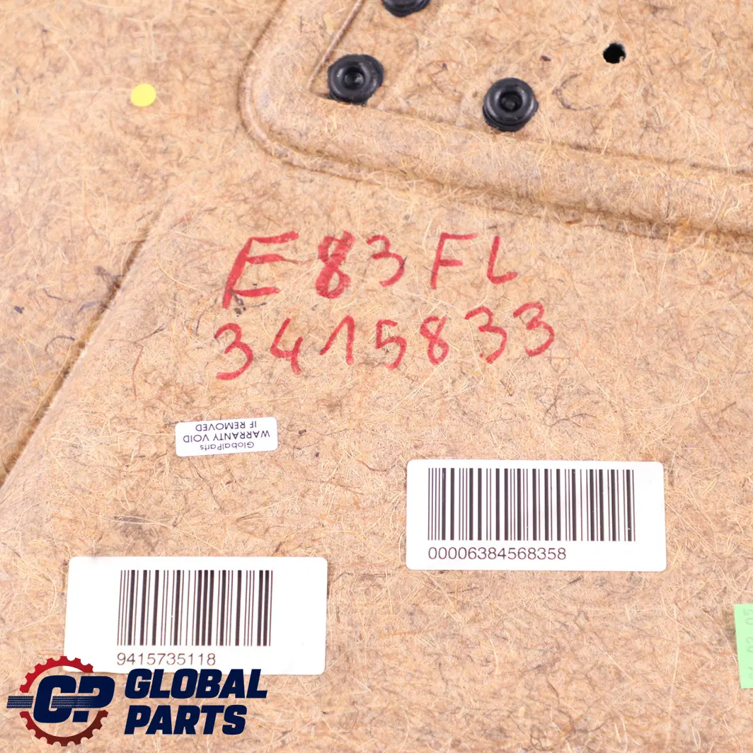 Front Left N/S Door Card Lining Trim Leather Grey Blue to BMW X3 Series E83 with Part number 3415833 BMW X3 Series E83 Front Left N/S Door Card Lining Trim Leather Grey Blue - SKU 3415833 - Part number 3415833