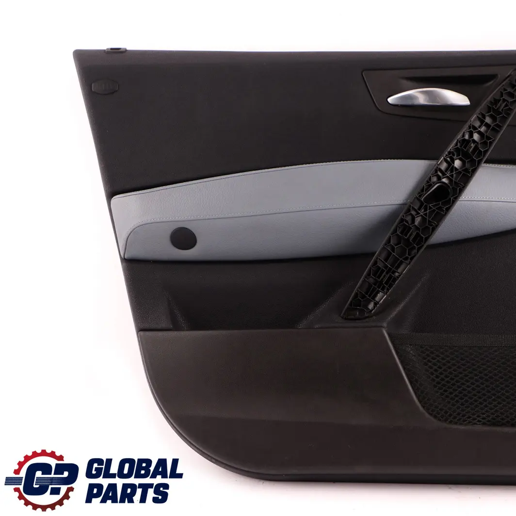 BMW X3 Series E83 Front Left N/S Door Card Lining Trim Leather Grey Blue - SKU 3415833 - Part number 3415833