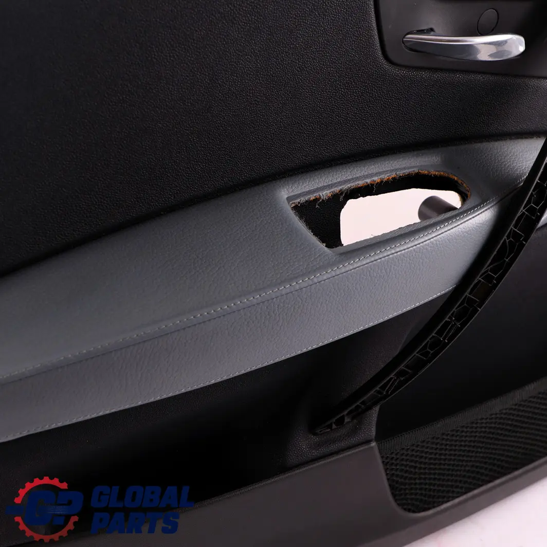 BMW X3 Series E83 Front Left N/S Door Card Lining Trim Leather Grey Blue - SKU 3415833 - Part number 3415833