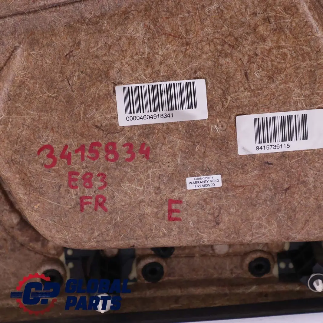 BMW X3 Reihe E83 Türverkleidung Leder Vorn Rechts Ambiente Grau Blau - SKU 3415834 - Teilenummer 3415834