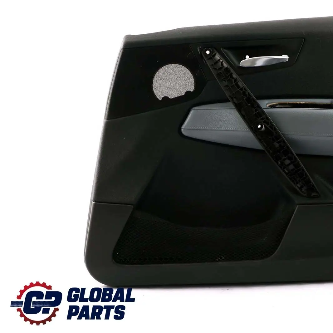 Front Right O/S Door Card Lining Leather Ambiente Grey Blue to BMW X3 Series E83 with Part number 3415834 BMW X3 Series E83 Front Right O/S Door Card Lining Leather Ambiente Grey Blue - SKU 3415834 - Part number 3415834