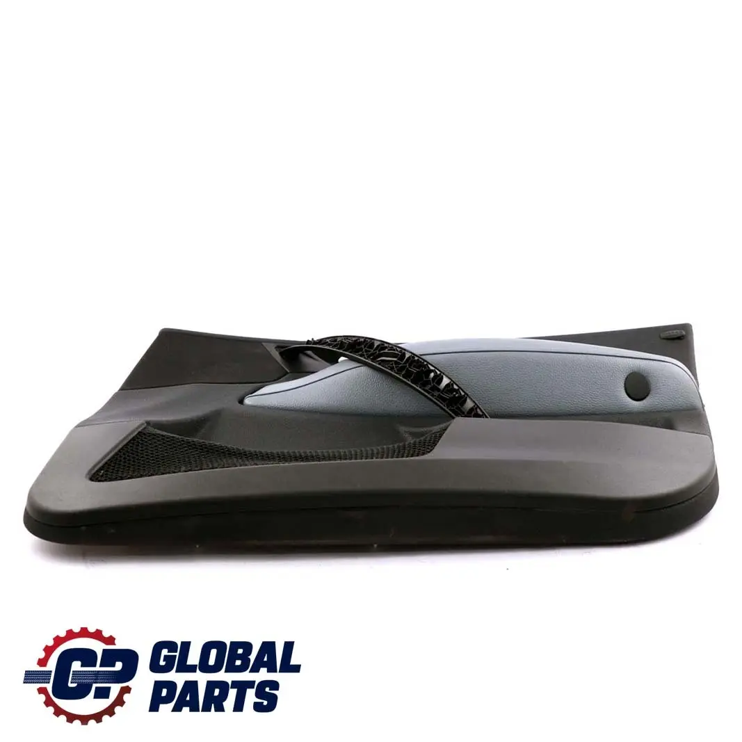 BMW X3 Series E83 Front Right O/S Door Card Lining Leather Ambiente Grey Blue - SKU 3415834 - Part number 3415834