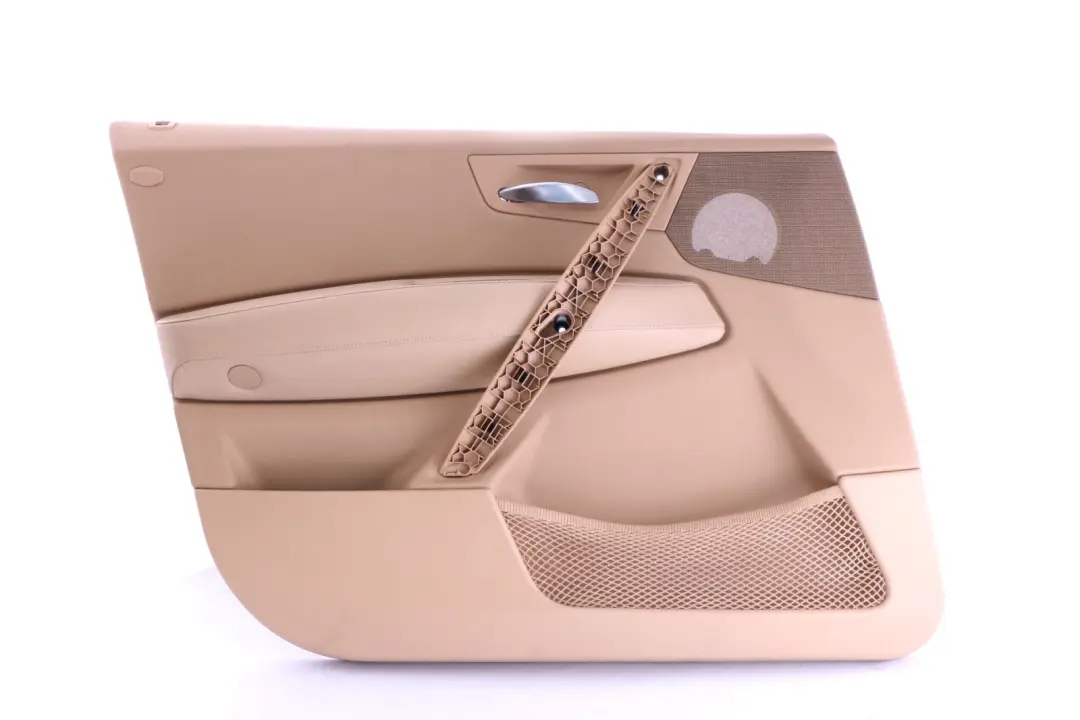 Front Left N/S Door Card Lining Leather Sandbeige Beige to BMW X3 Series E83 with Part number 3415835 BMW X3 Series E83 Front Left N/S Door Card Lining Leather Sandbeige Beige - SKU 3415835 - Part number 3415835
