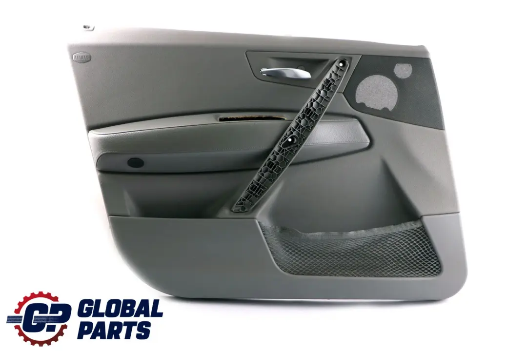 Front Left N/S Door Card Lining Leather Ambiente Grau Grey to BMW X3 Series E83 with Part number 3415837 BMW X3 Series E83 Front Left N/S Door Card Lining Leather Ambiente Grau Grey - SKU 3415837 - Part number 3415837