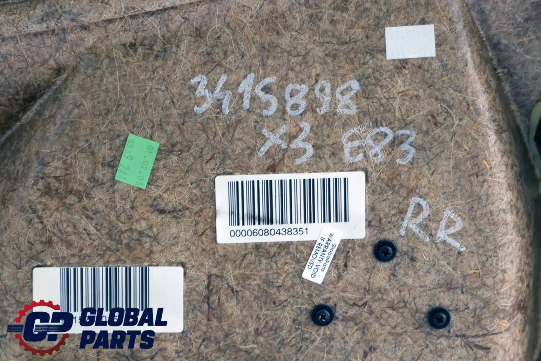 Trasera Derecha O / S Tarjeta De Puerta Forro Cuero Negro Ambiente para BMW E83 con número de pieza 3415898 BMW E83 Trasera Derecha O / S Tarjeta De Puerta Forro Cuero Negro Ambiente - SKU 3415898 - Número de pieza 3415898