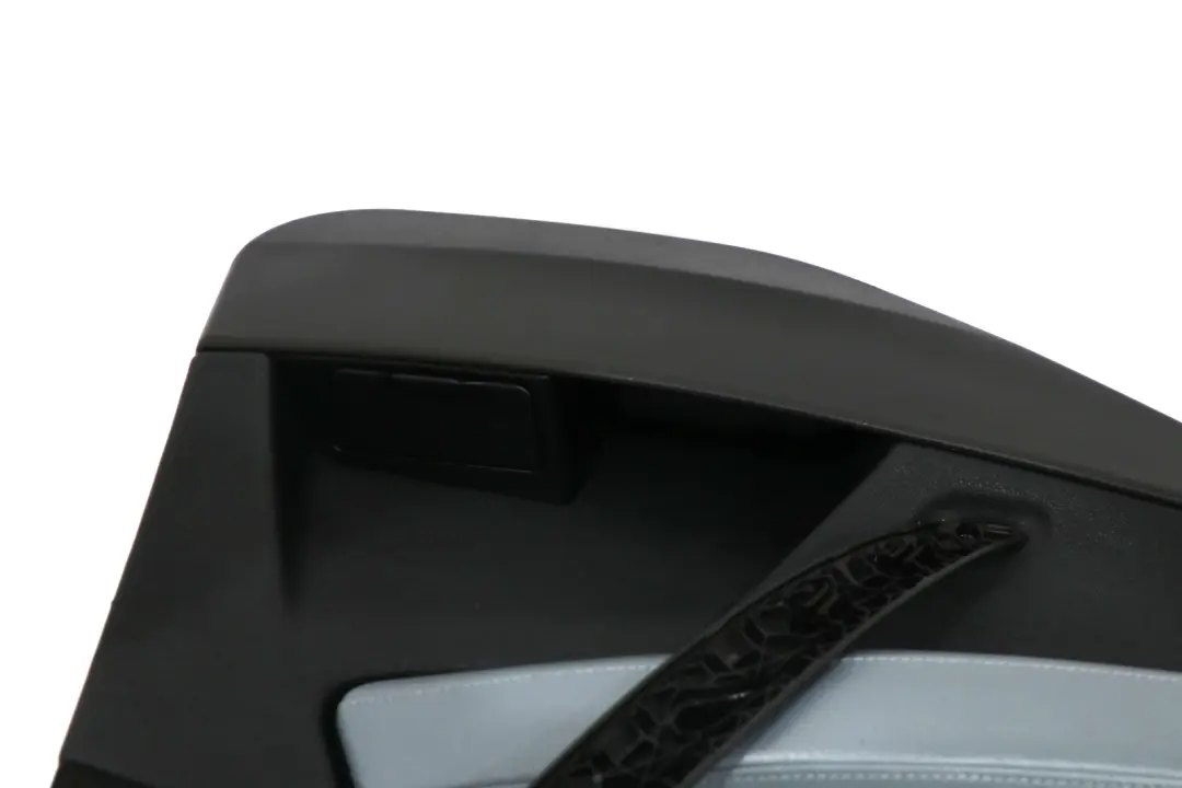BMW X3 Series E83 Rear Left N/S Door Card Lining Leather Black Grey Blue - SKU 3415901 - Part number 3415901
