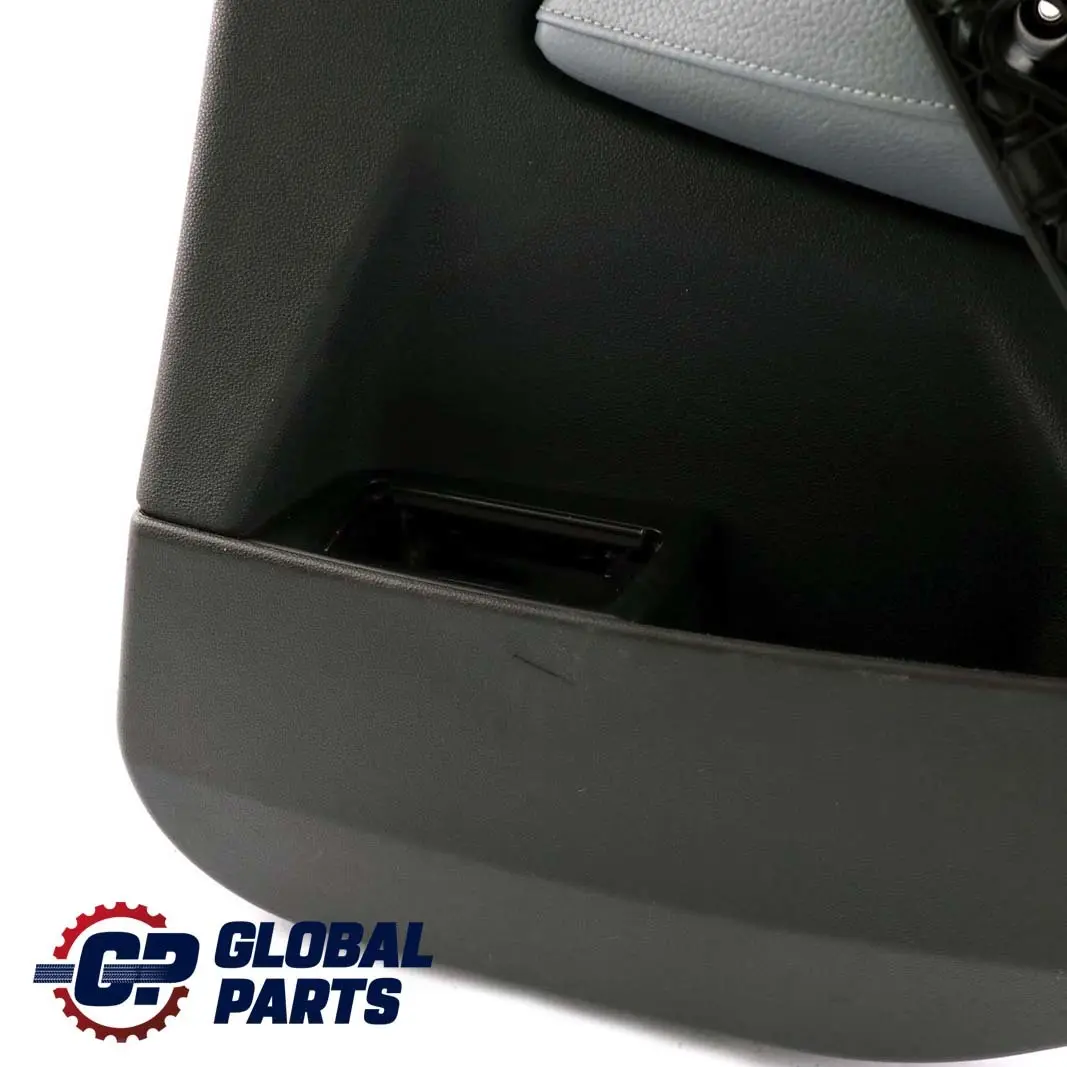 BMW X3 Series E83 1 Rear Right O/S Door Card Lining Leather Black Grey Blue - SKU 3415902-1 - Part number 3415902
