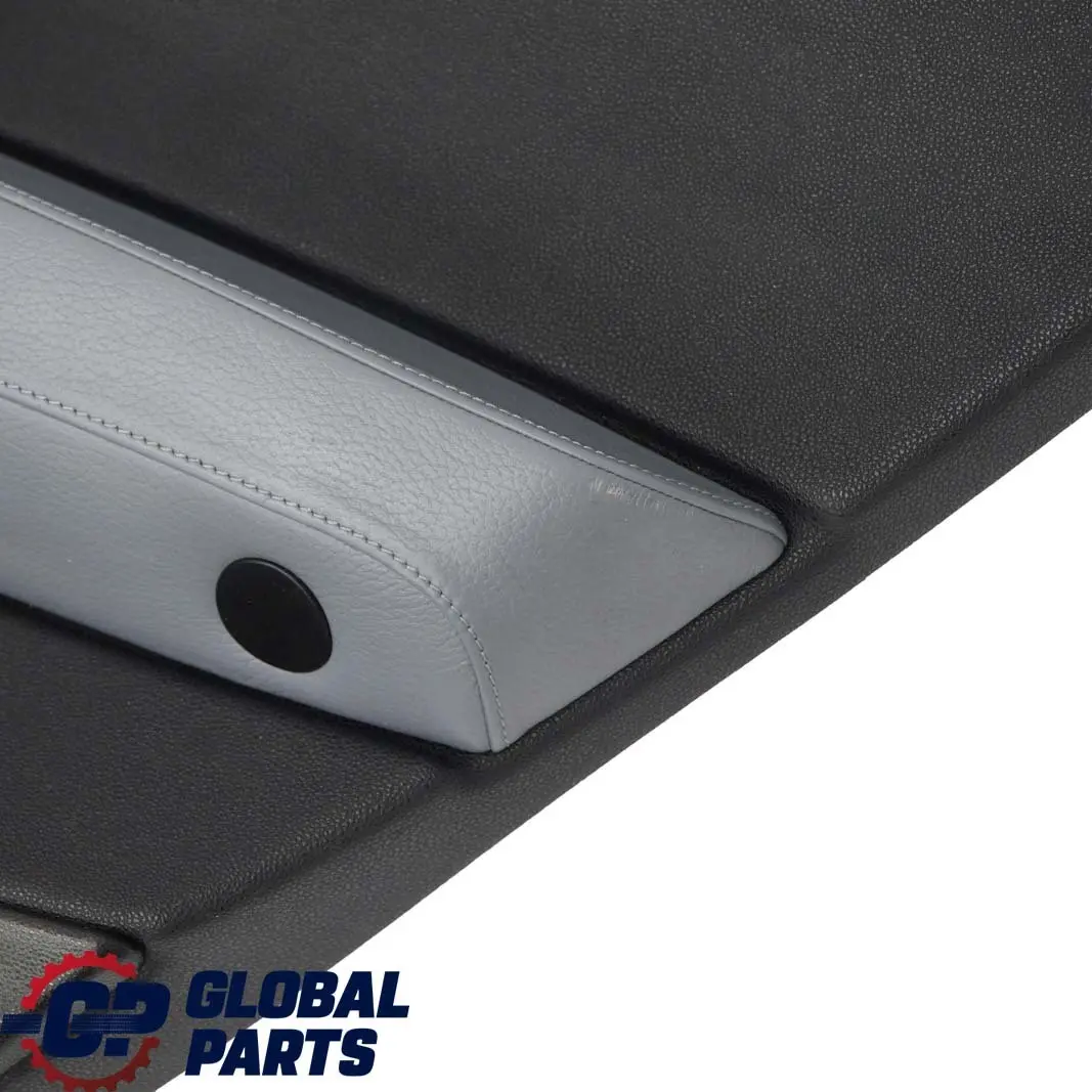 Right O/S Door Card Lining Leather Black Grey Blue to BMW X3 Series E83 Rear with Part number 3415902 BMW X3 Series E83 Rear Right O/S Door Card Lining Leather Black Grey Blue - SKU 3415902 - Part number 3415902