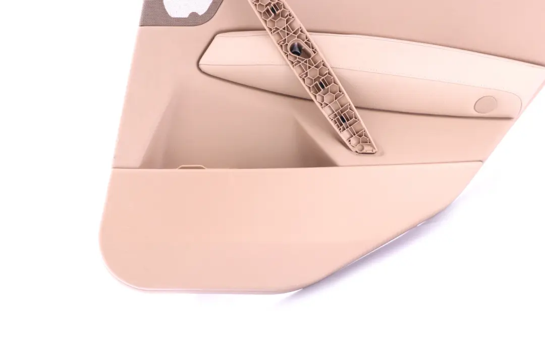 Right O/S Door Card Lining Leather Sandbeige Beige to BMW X3 Series E83 Rear with Part number 3415904 BMW X3 Series E83 Rear Right O/S Door Card Lining Leather Sandbeige Beige - SKU 3415904 - Part number 3415904