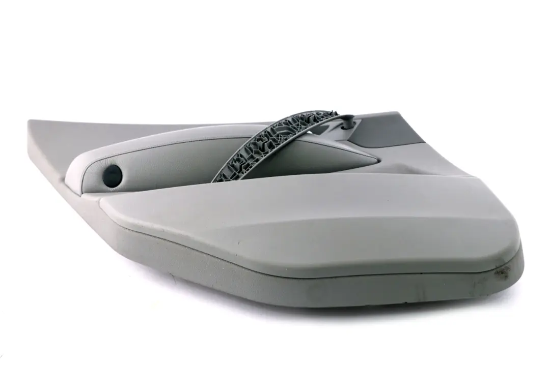 Left N/S Door Card Lining Leather Ambiente Grau Grey to BMW X3 Series E83 Rear with Part number 3415905 BMW X3 Series E83 Rear Left N/S Door Card Lining Leather Ambiente Grau Grey - SKU 3415905 - Part number 3415905