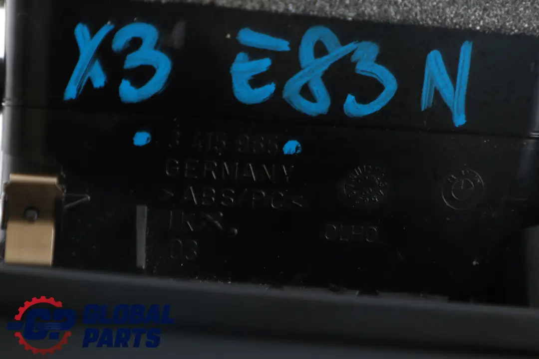 BMW X3 E83 LCI Fresh Air Grille Center Dash Dashboard Vent Trip - SKU 3415965 - Part number 3415965