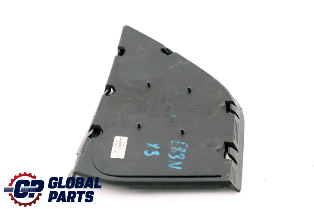 BMW X3 E83N LCI Front Bumper Lower Closed Grill Grid Left N/S - SKU 3416205 - Part number 3416205