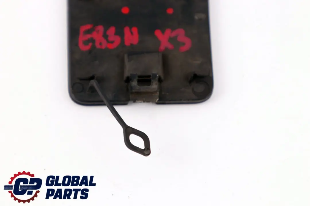 BMW X3 E83 LCI Cache Attelage Remorquage Pare Chocs Avant Apprêté Noir - SKU 3416210 - Numéro de pièce 3416210