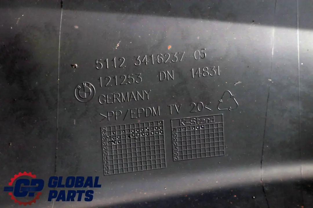 BMW X3 Series E83 LCI Rear Left N/S Bumper Cover Covering Trim - SKU 3416237 - Part number 3416237