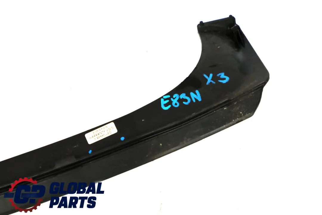 BMW X3 Series E83 LCI Rear Bumper Loading Sill Cover Black - SKU 3416251 - Part number 3416251