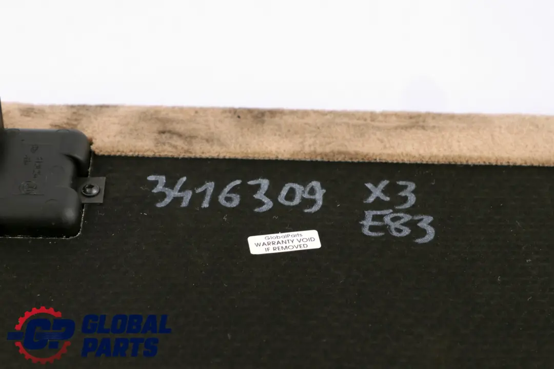 BMW X3 er E83 Einlegeboden Gepäckraum Wendbar SANDBEIGE - SKU 3416309 - Teilenummer 3416309