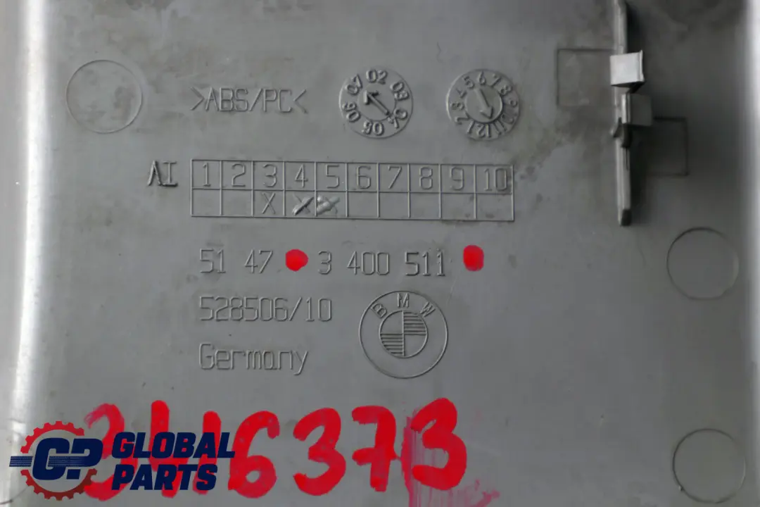 Abdeckung Gurtautomat Links Grau 3400511 für BMW X3 er E83 mit Teilenummer 3416373 BMW X3 er E83 Abdeckung Gurtautomat Links Grau 3400511 - SKU 3416373 - Teilenummer 3416373