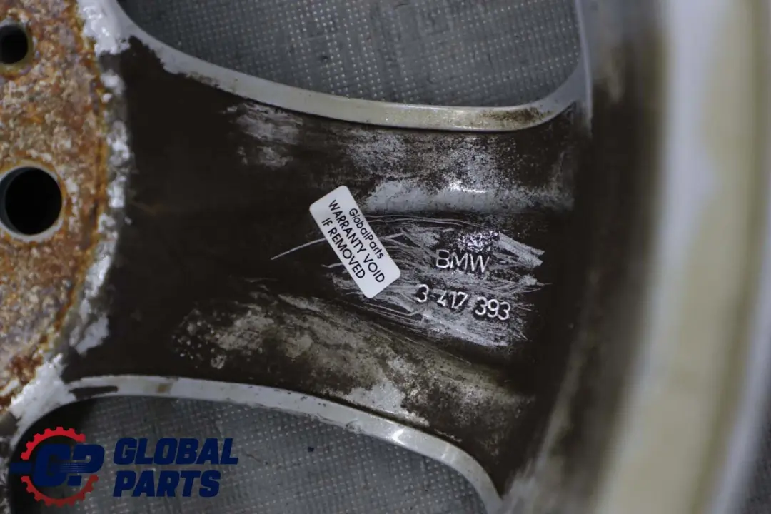 Alloy Wheel Rim 17" Star Spoke 204 ET:46 8J to BMW X3 Series E83 Silver with Part number 3417393 BMW X3 Series E83 Silver Alloy Wheel Rim 17" Star Spoke 204 ET:46 8J - SKU 3417393-1 - Part number 3417393