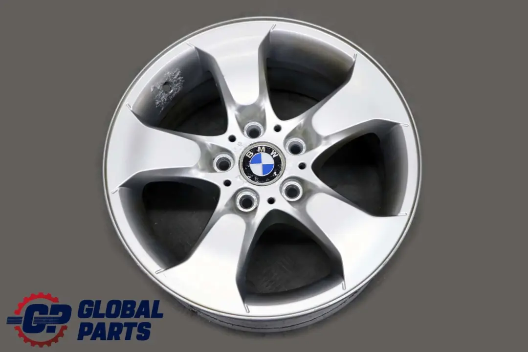 Alloy Wheel Rim 17" Star Spoke 204 ET:46 8J to BMW X3 Series E83 Silver with Part number 3417393 BMW X3 Series E83 Silver Alloy Wheel Rim 17" Star Spoke 204 ET:46 8J - SKU 3417393-1 - Part number 3417393