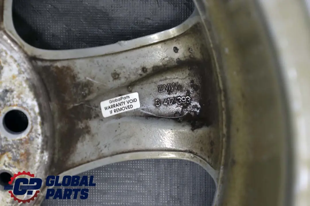 Reihe E83 Alufelge Alu Felge 17" Sternspeiche 204 ET:46 8J für BMW X3 mit Teilenummer 3417393 BMW X3 Reihe E83 Alufelge Alu Felge 17" Sternspeiche 204 ET:46 8J - SKU 3417393-2 - Teilenummer 3417393
